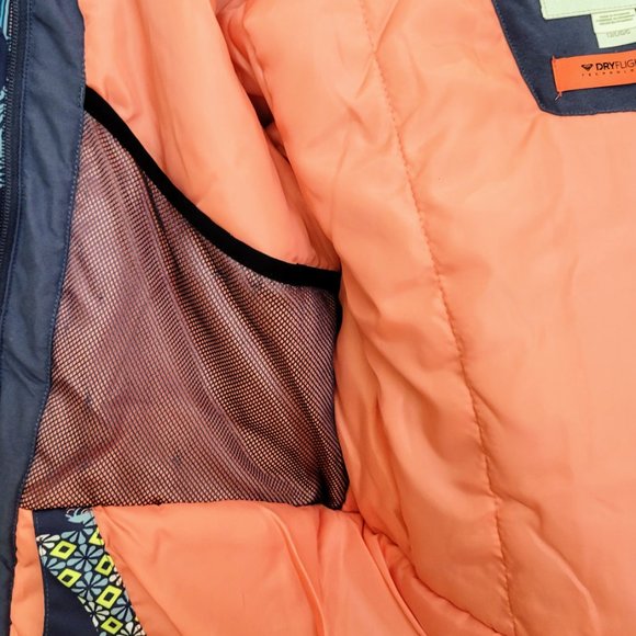 Roxy Jetty Snow Jacket - Youth Girls - Crown Blue Freespace - Picture 3 of 5